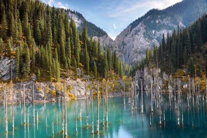 2 Days Tour: Charyn Canyon, Kaindy & Kolsay Lakes - Kaindy Lake: the forest beneath the water