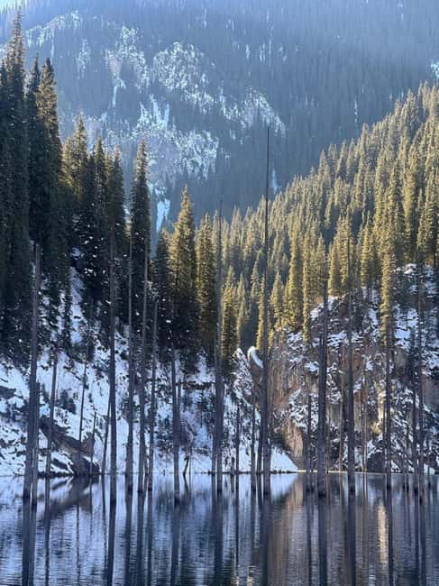 Almaty 1-Day Tour: Kolsay, Kaindy & Charyn Black Canyon - Kolsay Lake: mountain scenery in a short window