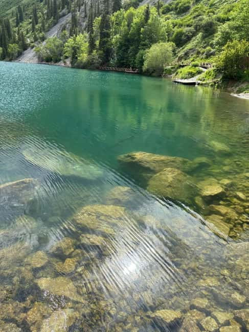 Almaty 1-Day Tour: Kolsay, Kaindy & Charyn Black Canyon - Kaindy Lake and the UAZ transfer