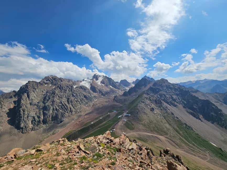 Almaty: Advanced Hiking - Four Peaks Hike - The mountain swings and the climb to Furmanov Peak