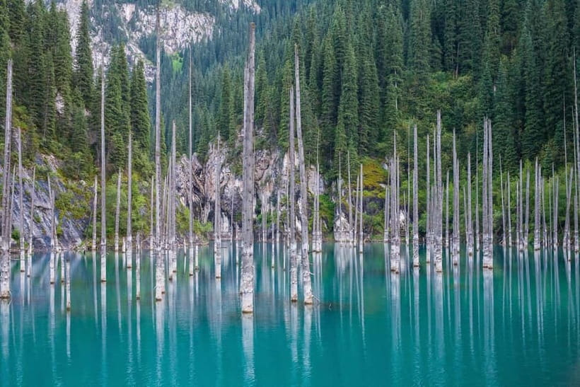 Almaty: Charyn Canyon, Kolsai & Kaindy Lakes Tour - Black Canyon: a quick but worthwhile roadside pause