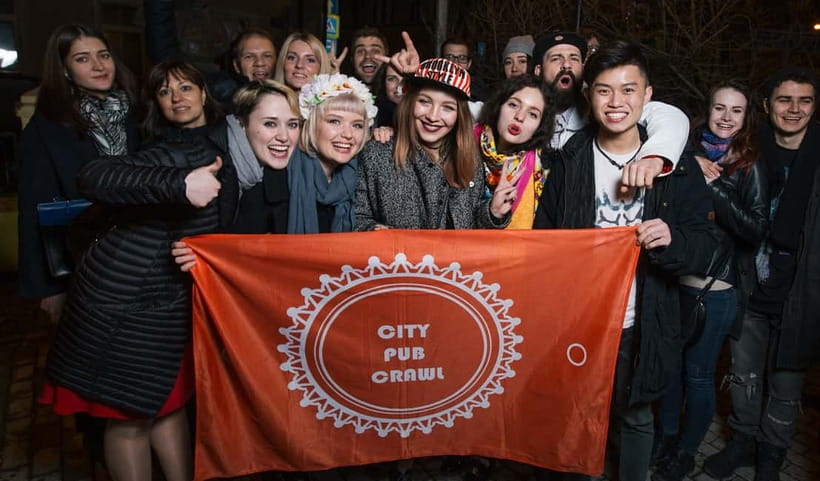 Almaty: Guided Bar Crawl with Shots - The final dance floor and included nightclub entry