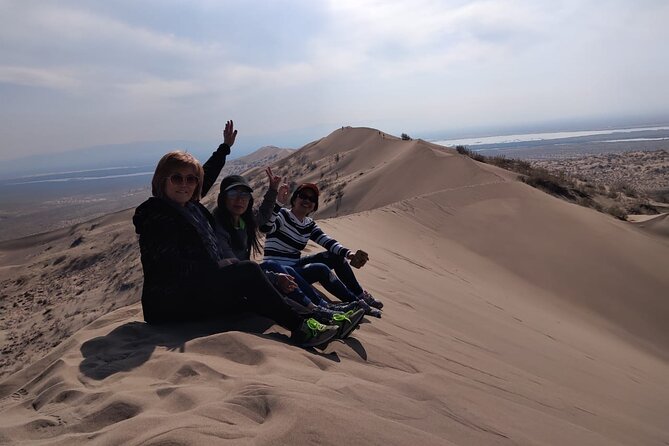 Altyn emel 2 days tour. (Singing dune, AkTau, KattyTau) - Meals, bottled water, and the overnight stay
