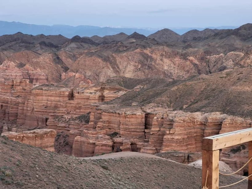 From Almaty: Charyn Canyon Private Day Trip - First views: seeing the canyon from above