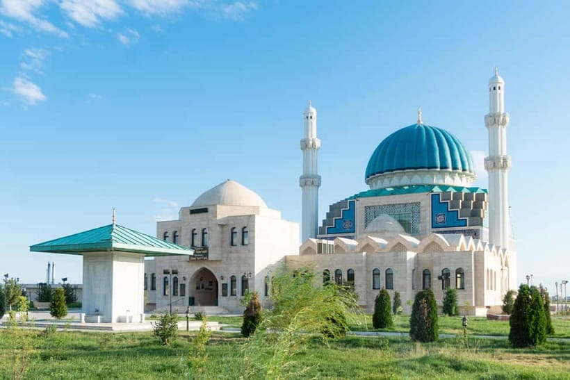 From Shymkent: Turkestan and Otrar Day Tour with Guide - Khoja Ahmed Yasawi Mausoleum in Turkestan