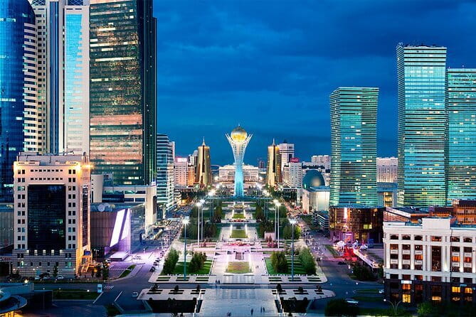 Guided Night Time Tour of Astana in a Private Car - Crossing the Irtysh at Atyrau Bridge