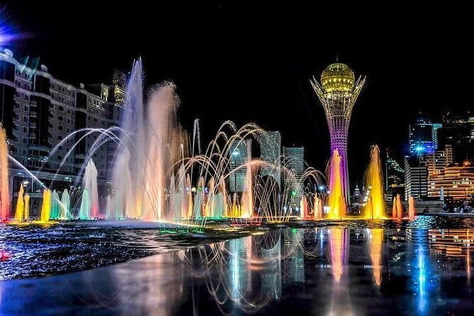 Guided Night Time Tour of Astana in a Private Car - Bayterek Tower, Astana’s glowing symbol