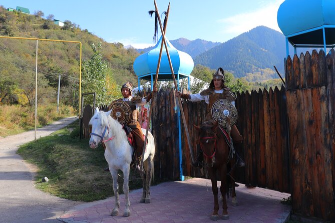Kazakh Ethno-Village Tour - The Shashu welcome and a theatrical first impression